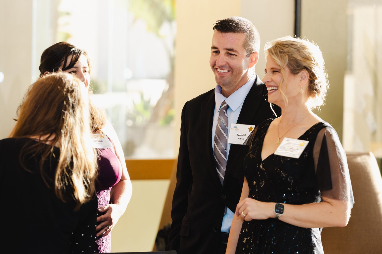 Laughter at the 2025 gala reception